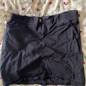 Black skirt with shorts build in